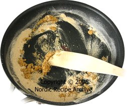 Stir until butter is absorbed in flour