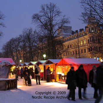 Christmas fair in Helsinki