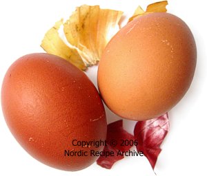 Dyed eggs