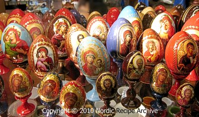 Ornamental Easter eggs