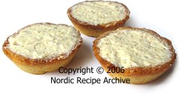 Pastry cases with filling