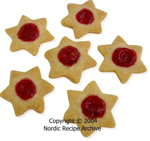 Raspberry jam stars