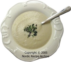 Jerusalem artichoke soup