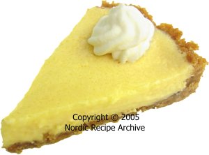Lemon pie slice