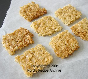 Oat tosca squares