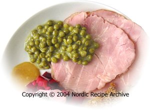 Pea sauce with ham