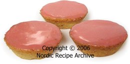 Pastry cases with icing