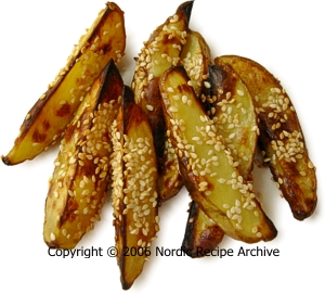 Sesame potatoes