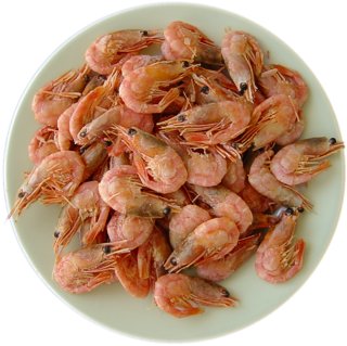 Cooked shrimps