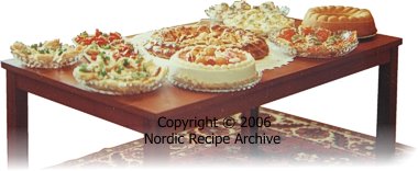 Sweet and savoury sm&ouml;rg&aring;sbord dishes