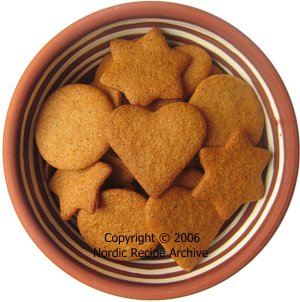 Spicy gingerbread cookies