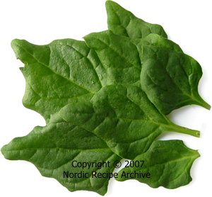 Spinach leaves