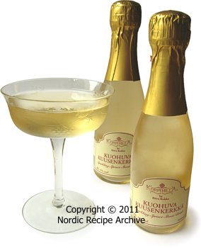 Finnish sparkling spruce shoot beverage