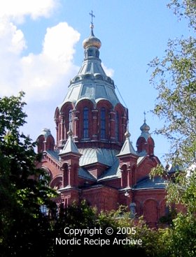 Orthodox cathedral of Uspenski in Helsinki