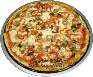 Vegetable pizza